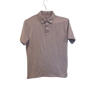 Fabletics Men’s Polo‎ Shirt Small Short Sleeve Cotton Polyester Lavender EUC